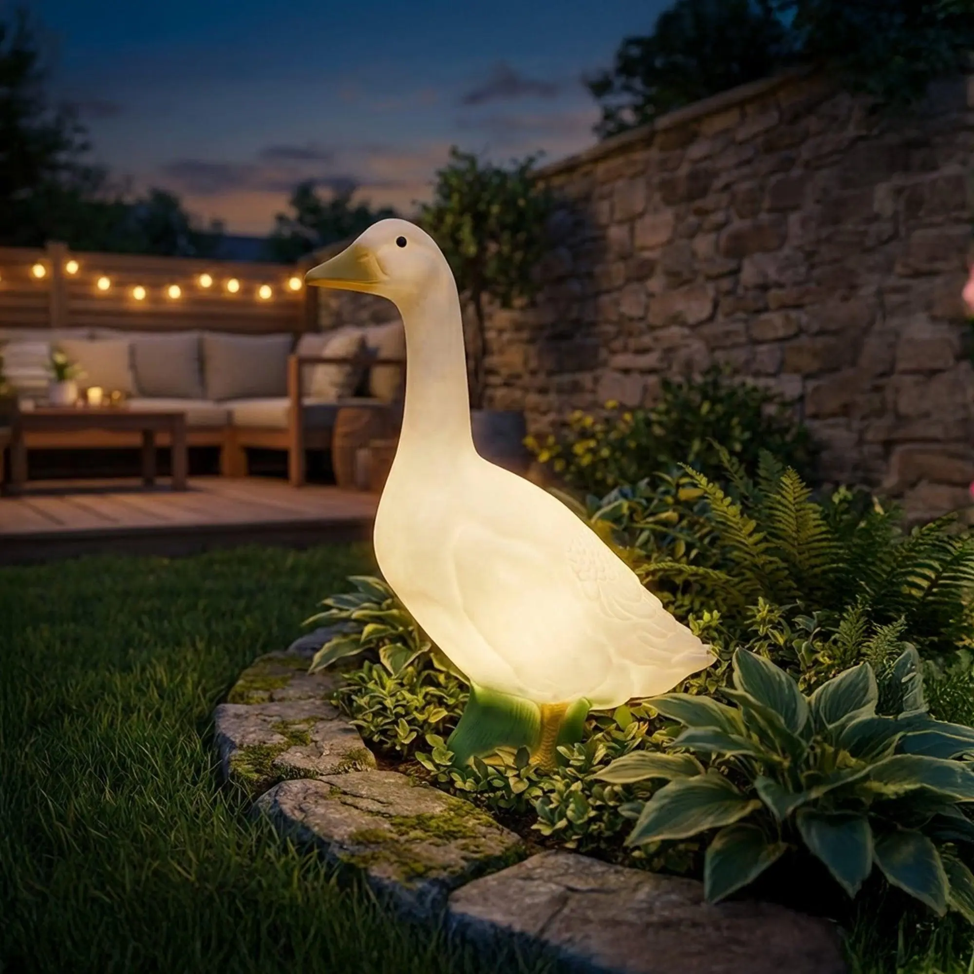 Union Products Light Up Wild Goose Outdoor Lawn and Garden Statue, 23" Tall Union Products Light Up Wild Goose Outdoor Lawn and Garden Statue, 23" Tall