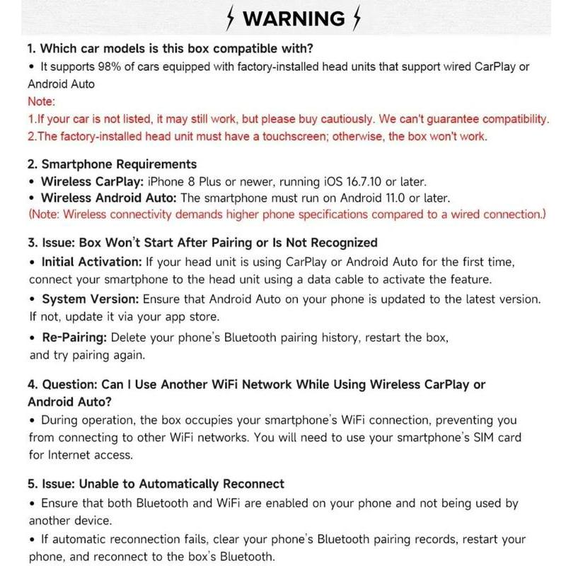 2026 Wireless CarPlay Adapter for Apple,for Android, Upgrade Wired to Wireless, Mini USB-C/Type-C Design, Plug and Play, No Delay Bluetooth+WIFI Stable Connection Car Play for iPhone