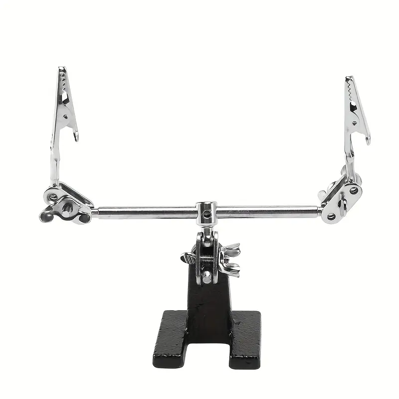 Versatile Dual-Head Welding Clamp Third Hand Gold Tool Jewelry Circuit Board Repair Soldering Station Holder, Essential Craft Accessory