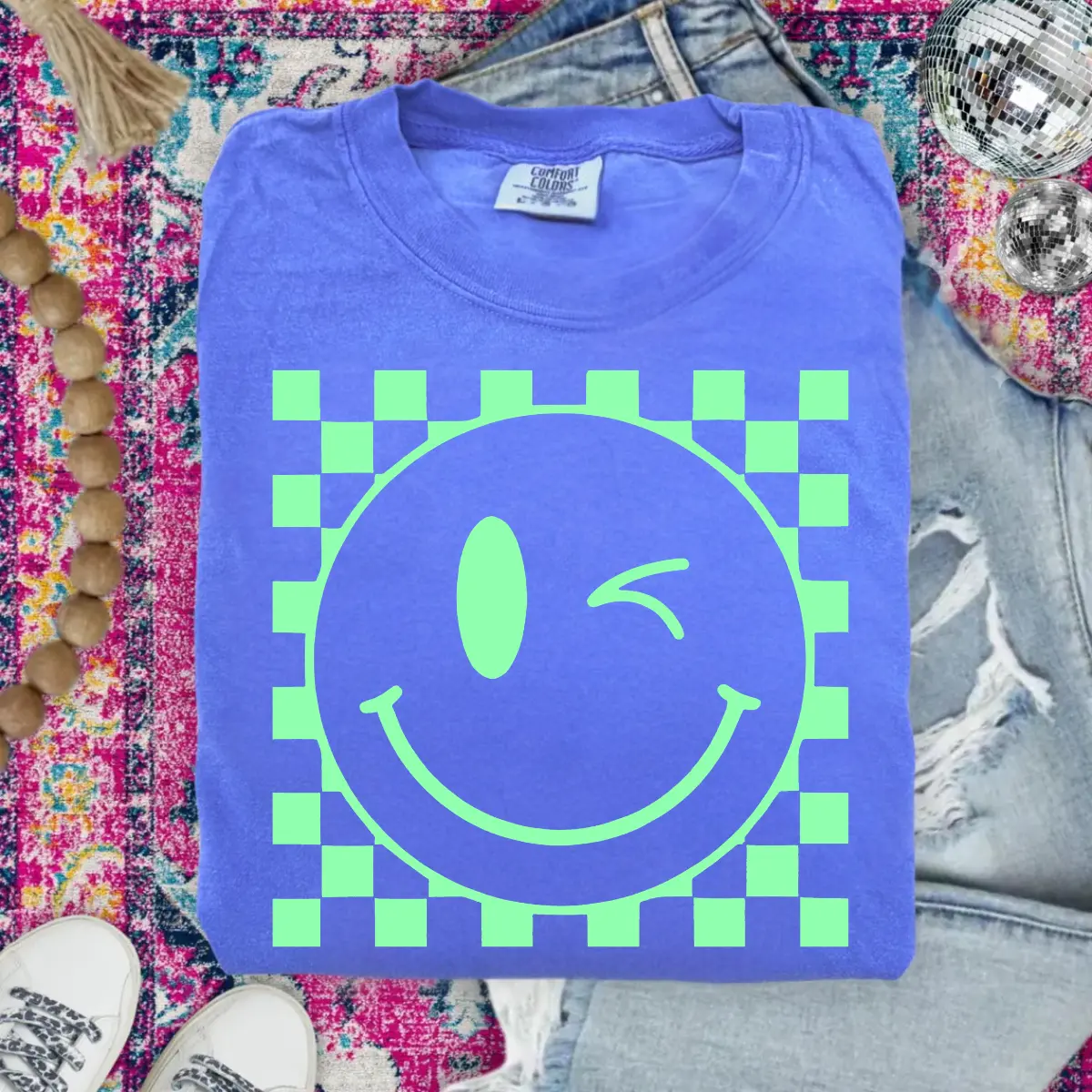 Comfort Colors Sunshine Beach Life Tee, Neon Summer Vibes TShirt, Distressed Lake Pool River T-Shirt, Trendy Coastal Sun Top