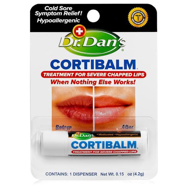 Cortibalm Healing Lip Balm – Treatment for Severely Dry & Cracked Chapped Lips, Suitable for Men, Women & Children