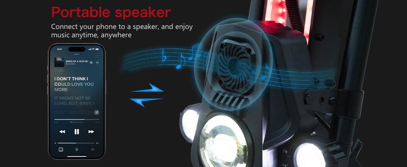 [Jun Ling] Off-Road Electric Scooter - High-performance 10000W dual motors, top speed 55 mph, 13-inch off-road tires, 75-mile range, 60V 40Ah battery, four-piston brakes - UL2272 certified.