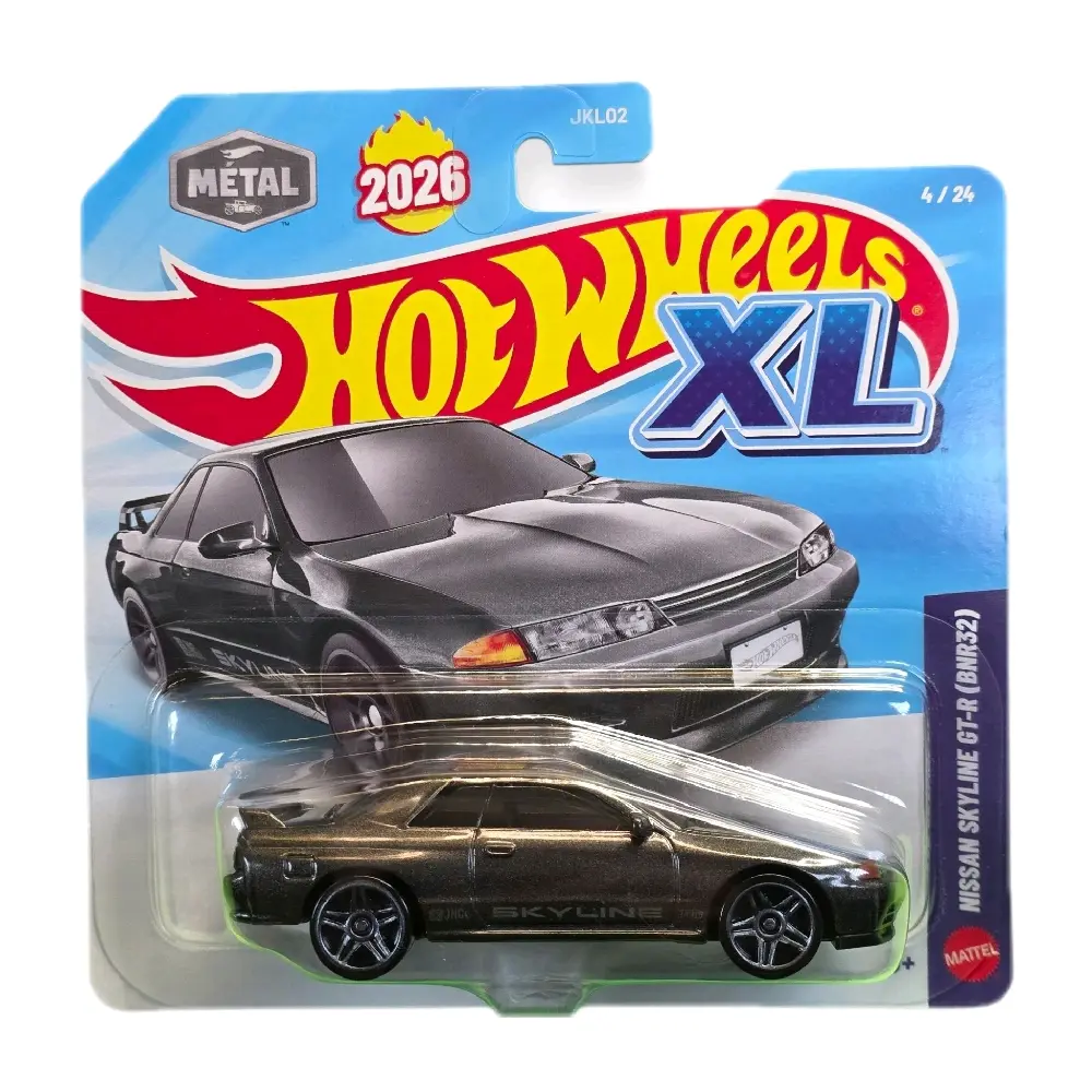 Hot Wheels XL 2026 | Nissan Skyline GT-R (BNR32) - Gunmetal Grey