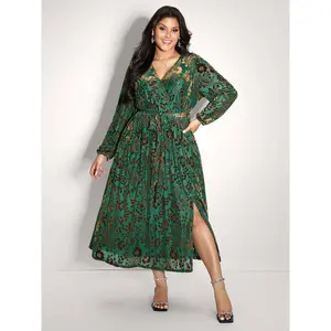 【Wedding Guest Dress】 BLOOMCHIC Laser-Cut Velvet Waist-Tie Midi Dress 2026 Summer Vibes Swimweek