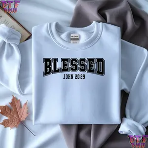 BLESSED Christian DTF Transfer Print.