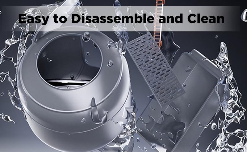 DreamCat Enclosed Smart Self-Cleaning Cat Litter Box with APP Control, Odor-Free, Large Capacity, Hands-Free, Ideal for Multi-Cat Homes, Includes Floating Hair Brush & Aroma Box