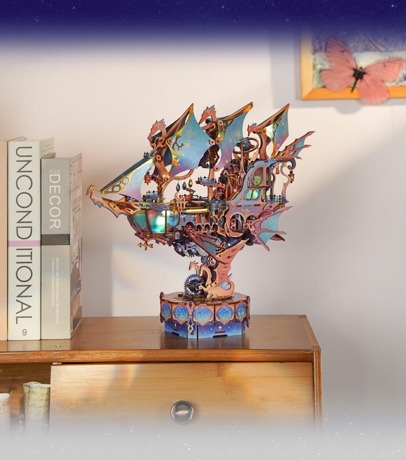 Tonecheer DIY 3D Transmission Model Building Block Puzzle Kit, Magical Galaxy Craft, Fun & Unique Toy, Toys for Grown-Ups, Valentine's Day Fun Gift for Enthusiasts, Toys For Grown Up