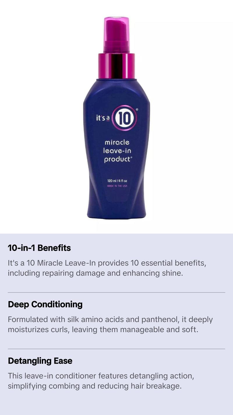 Its A 10! Leave In Conditioner Haircare