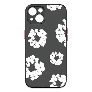 Luxury D-Denims T-Tears Phone Case for iPhone 17 16 15 14 13 12 11 Mini Pro Max X XR XSMax 7 8 6 6s Plus Matte Clear Back Cover with Unique T-Tears Pattern Cellphone Smartphone