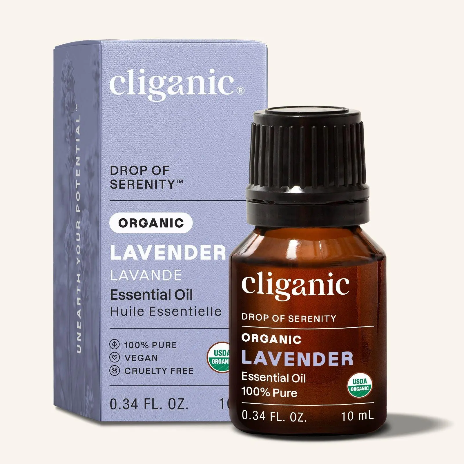 Cliganic Organic Lavender Essential Oil for Natural Aromatherapy and Wellness - Healthcare Cliganic Organic Lavender Essential Oil for Natural Aromatherapy and Wellness - Healthcare