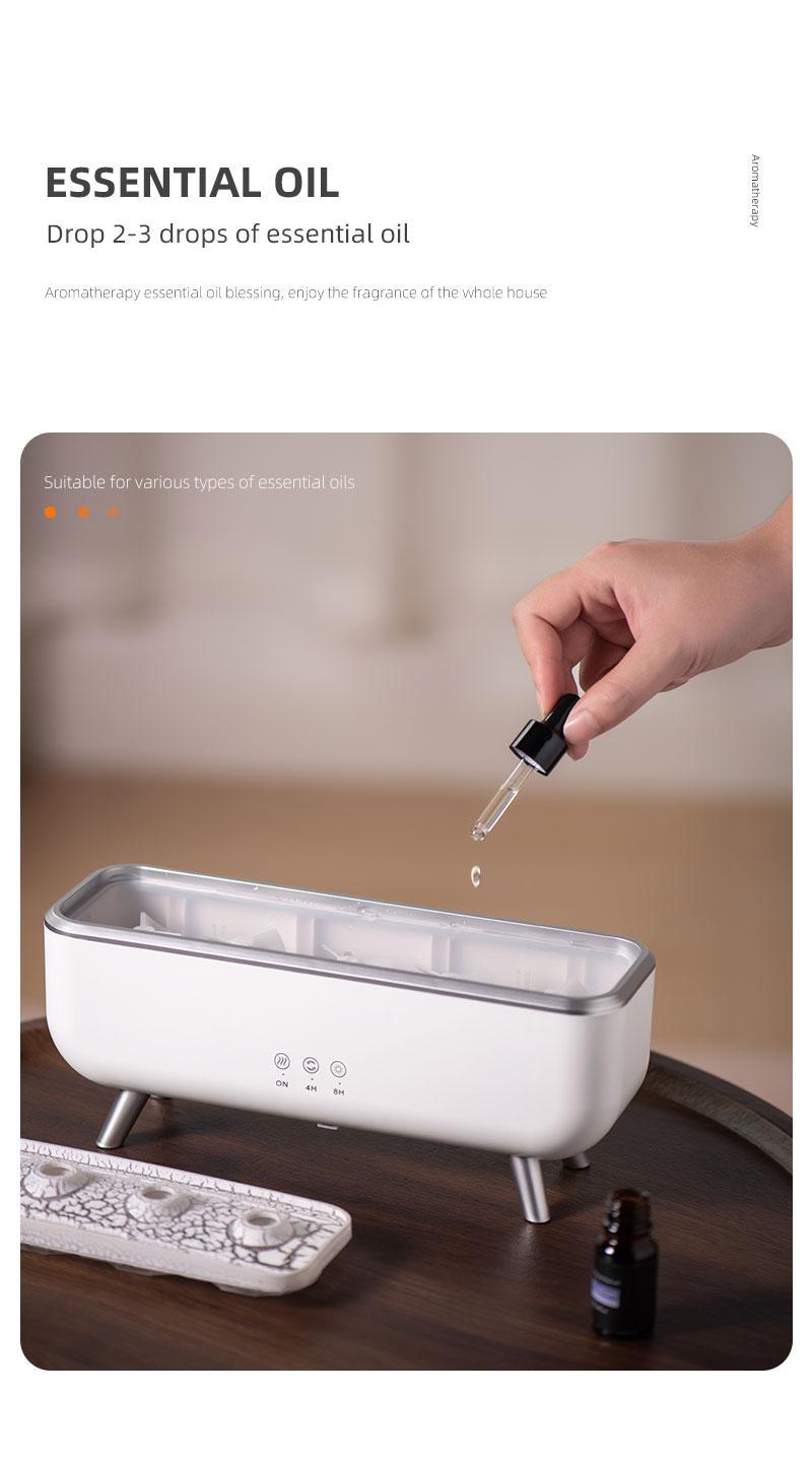 Dynamic Jellyfish Aroma Diffuser 300ml Humidifier for Bedroom Waterless Auto-Off with Timer Remote Control 7-Color Mood Lighting 4-Hour 8-Hour Dual Timers 5 Nozzles for 360° Mist Diffusion Home Bedroom Gift