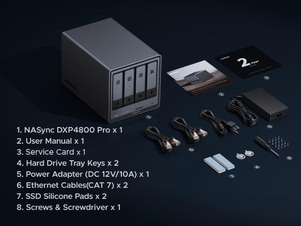 [LIVE ONLY]UGREEN NASync DXP4800 Pro 4-bay,Intel Core i3-1315U Processor CPU, 10GbE + 2.5GbE LAN, Dual M.2 NVMe SSD SlotsProcessor CPU, 10GbE + 2.5GbE LAN, Dual M.2 NVMe SSD Slots, （Drives Not Included）TikTokShopSpringGlowUp,Greenish