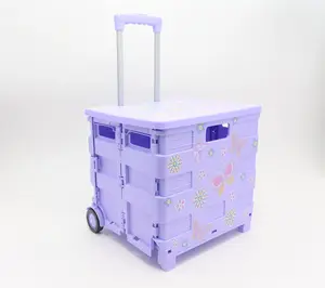 Temp-tations Seasonal Folding Cart with Wheels Temp-tations Seasonal Folding Cart with Wheels