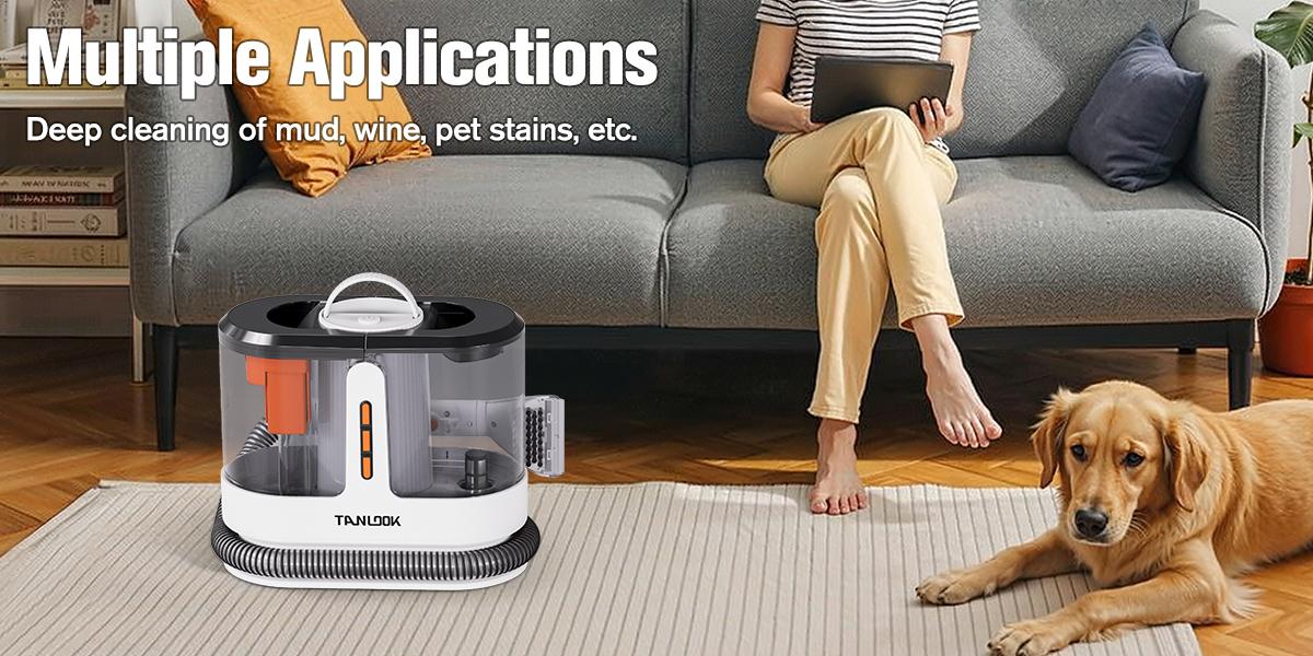 Fabric Cleaner Machine – Deep Clean Your Sofa, Carpet & More Multi Surface Vacuum Home Cleaning Tool