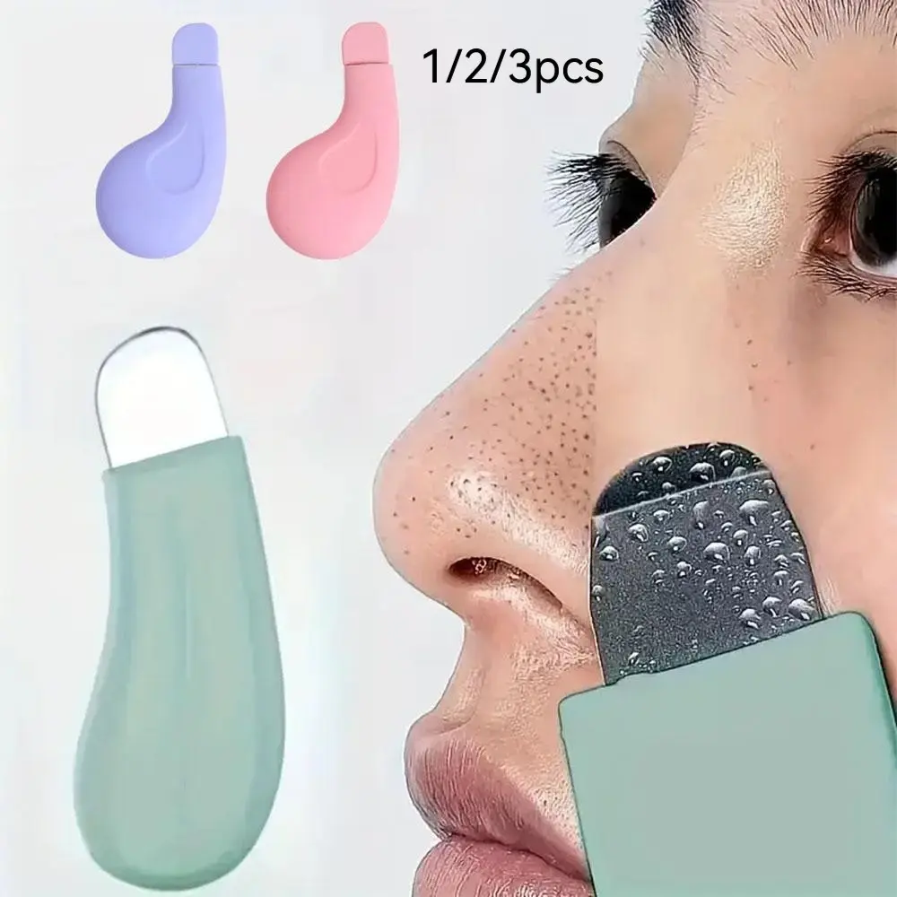 Manual Blackhead Remover Tool, Pore Cleansing Scraper Facial Pore Cleaner for Acne Treatment, Gentle Facial Exfoliator, Non-Electric Skincare Accessory, Acne Blackhead Tools, Nose Blackhead Removal
