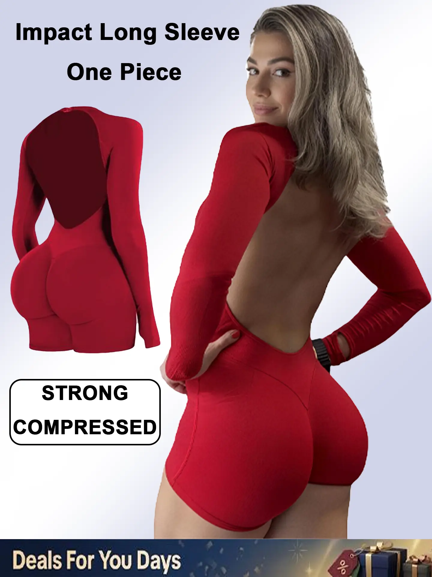 [SIZE UP 1] GYMER Impact Long Sleeve One Piece Bodysuit Women's High Compression Activewear Jumpsuit Shaping Yoga Bralette Soft Gym Clothing Fitness Workouts Sportswear Jumpsuits Training Jumpsuit Jumpsuits Women