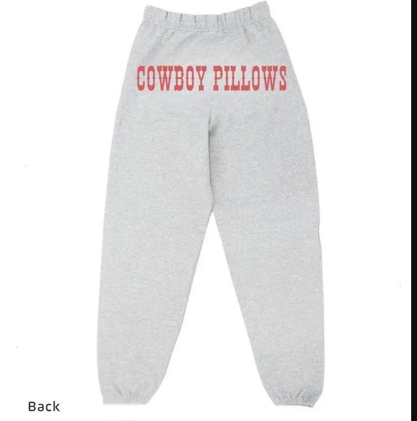 Streetwear Western Style Cowbboy Pilllows Unisex Sweatpants for Running, Aesthetic Graphic Men & women Fitted sweatpants Casual Trendy Printed Streetwear, Graphic Sport