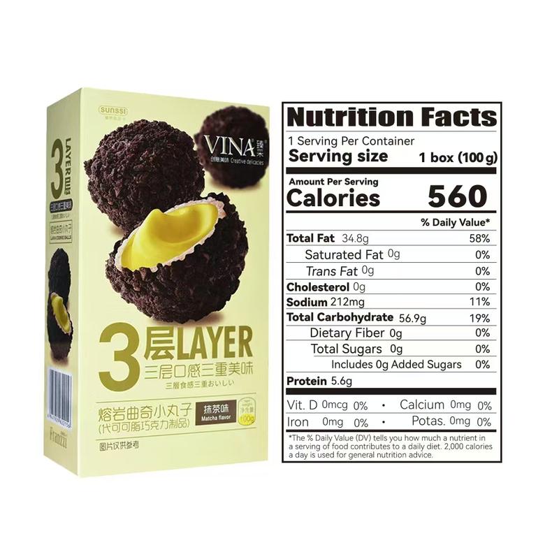 Franzzi Lava-Filled Cookie Bites Viral Snack 3 Layer Flavor Variety Pack for Snack Lovers - 3 Layer Flavor Variety Pack