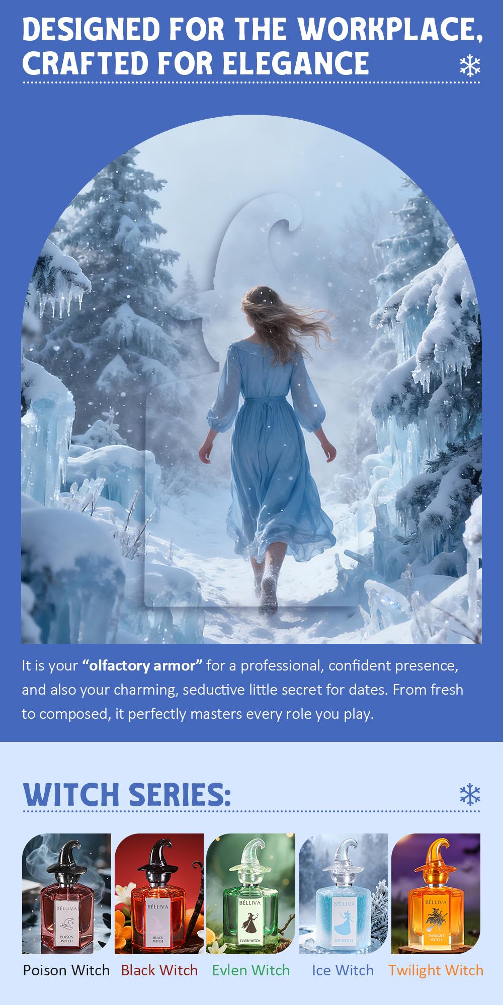 BELLIVA Women's Eau de Perfume 50ml - Long Lasting Floral Fragrance with Orange Blossom, Jasmine & Vanilla Notes