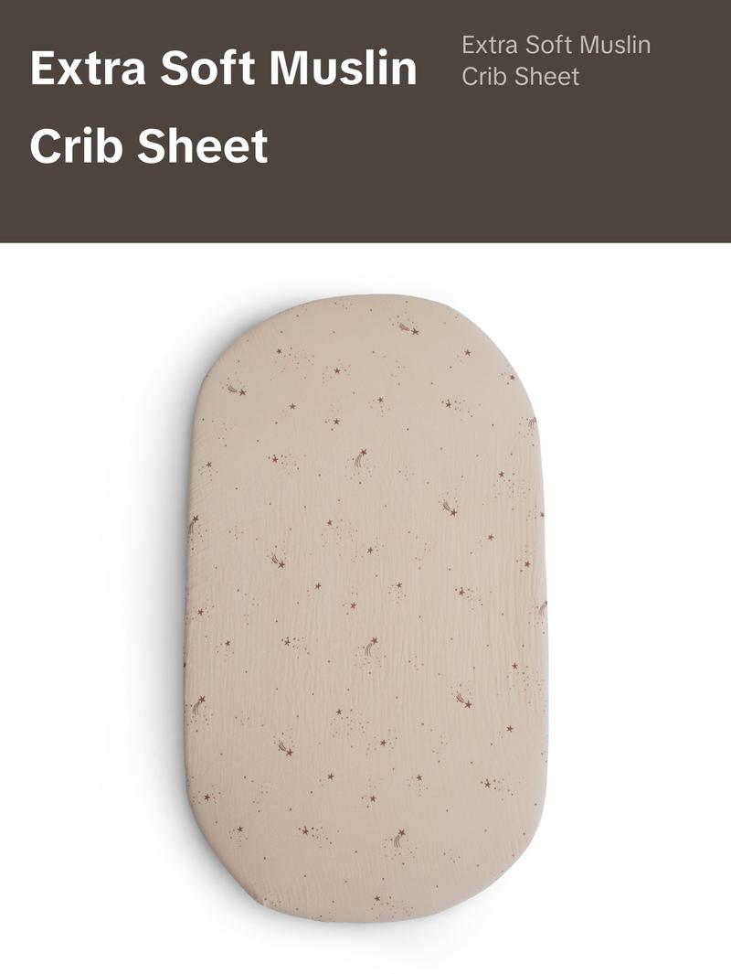 Extra Soft Bassinet Muslin Crib Sheet