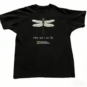 National Geographic Inspired Dragonfly Graphic Baby T Shirt