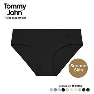 Tommy John Women’s Second Skin Brief, Luxury Soft Modal Fabric, Stay-Put No Ride-Up Fit, Breathable Everyday Comfort