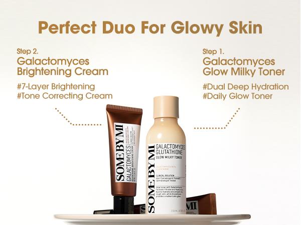 [SOME BY MI] Galactomyces Glutathione Glow Cream 1.35oz, 40ml - Hydrating Korean Face Moisturizer - Rice and Glutathione Face Cream - Korean Skin Care