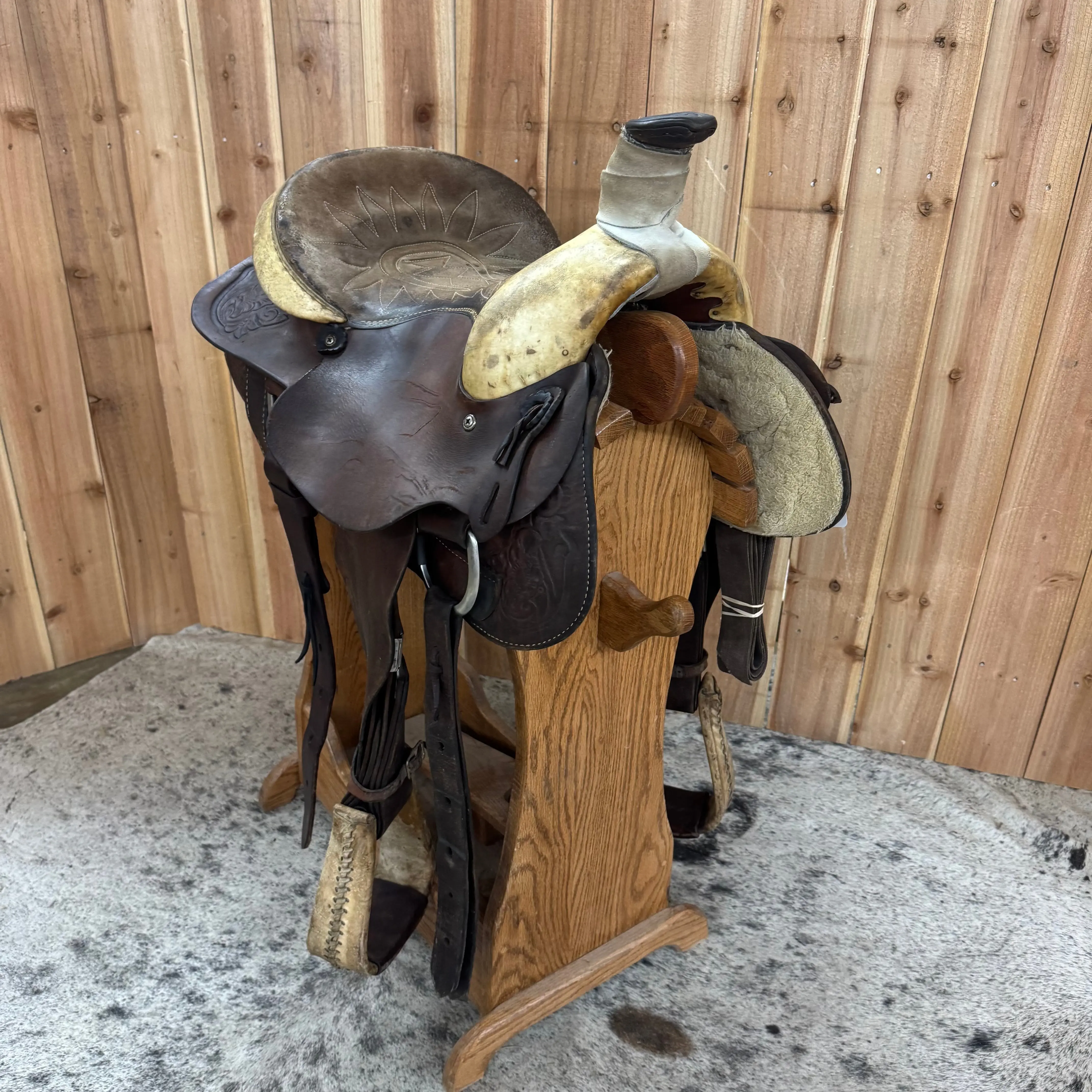 Used American Saddlery Roper Saddle, 16" Seat