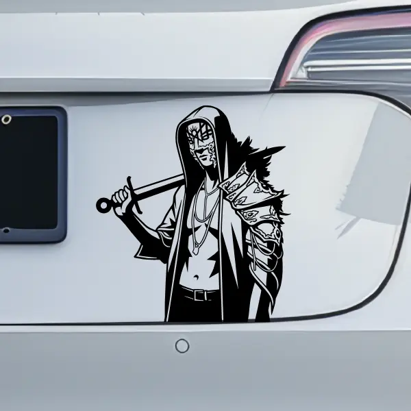 Sleep Token Vessel Even In Arcadia Vinyl Car Decal – Vessel Even In Arcadia Era Inspired Band Silhouette Sticker – Alternative Metal Art for Car Window, Laptop, Tumbler – Sleep Token Fan Gift