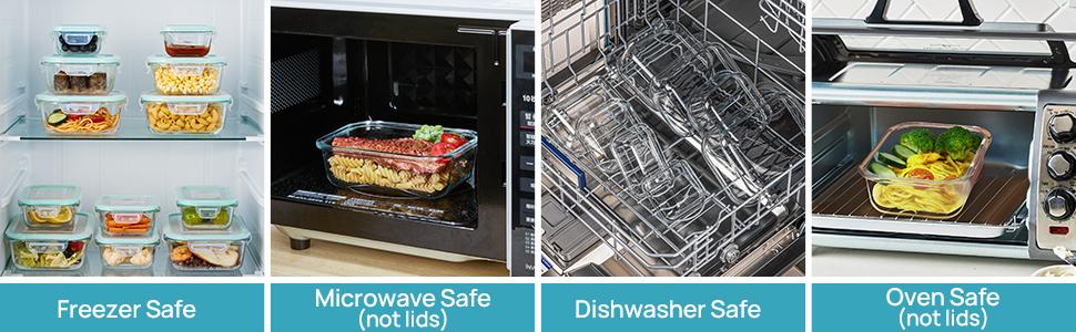 【Spring Sale】Vtopmart 18 Pack Glass Food Storage Containers with Lids -Stackable Design for Kitchen Utensils Oven Microwave Freezer Dishwasher Kitchenware Square Fridge Organizers Insulated Lunch Compartment Grey Rectangle 【Spring Sale】Vtopmart 18 Pack Glass Food Storage Containers with Lids -Stackable Design for Kitchen Utensils Oven Microwave Freezer Dishwasher Kitchenware Square Fridge Organizers Insulated Lunch Compartment Grey Rectangle