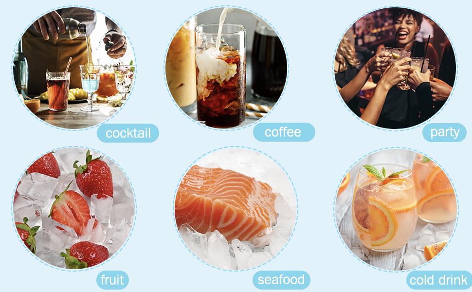 WIBIMEN  2 Pack 33 Cavity 1IN Round Ice Cube Tray with Lid & Bin, Perfect for Freezer, Ice Cube Molds for Whiskey & Drinks Kitchenware Containers Box Plastic Utensils Silicone Home