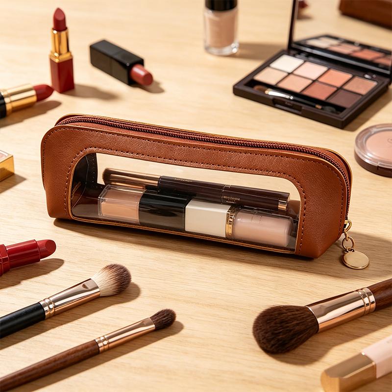 Combination storage bag,Portable Makeup Brush Bag,Zipper Storage Bag Organizer Pouch,Versatile Storage Stationery, Travel Storage Bag, Portable Cosmetic Storage Bag，Essential storage bag for fashionable girls