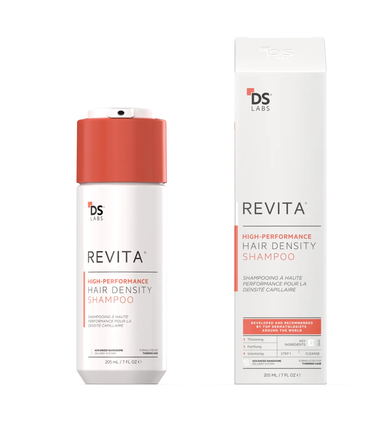 Revita Shampoo For Thinning Hair by DS Laboratories - Volumizing, Thickening Haircare for Men and Women, Supports Hair Growth, Hair Strengthening, Sulfate Free, 7 Fl Oz (205mL)