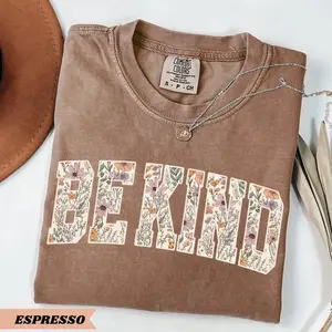 Comfort Colors Be Kind Shirt, Motivational Teacher Tee, Choose Kindness T-Shirt, Positive Affirmation Gift, Counselor Appreciation Shirt