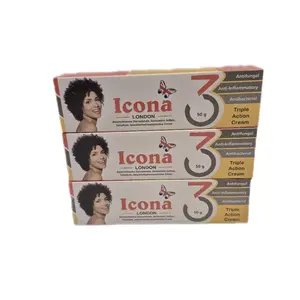 Icona 3Tubes Cream for face and body moisturizer Moisture Glow Skin
