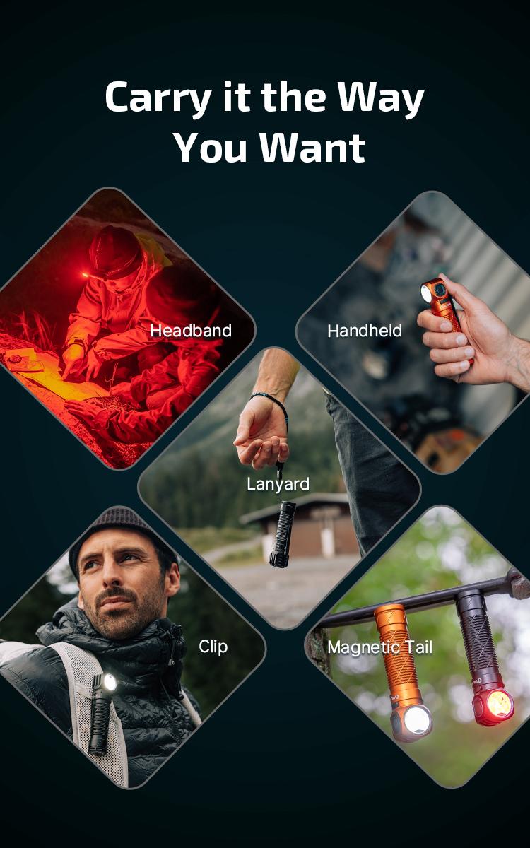 OLIGHT Perun 3 Headlamp 3000 Lumens White Light and Red Light