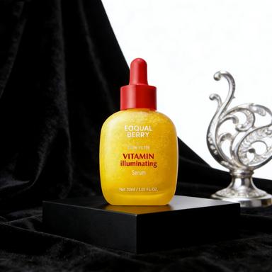 EQQUALBERRY Vitamin Illuminating Serum-BrighteningVitamin C Serum withNiacinamide | Strengthens skin barrierlHydrates using Ceramide