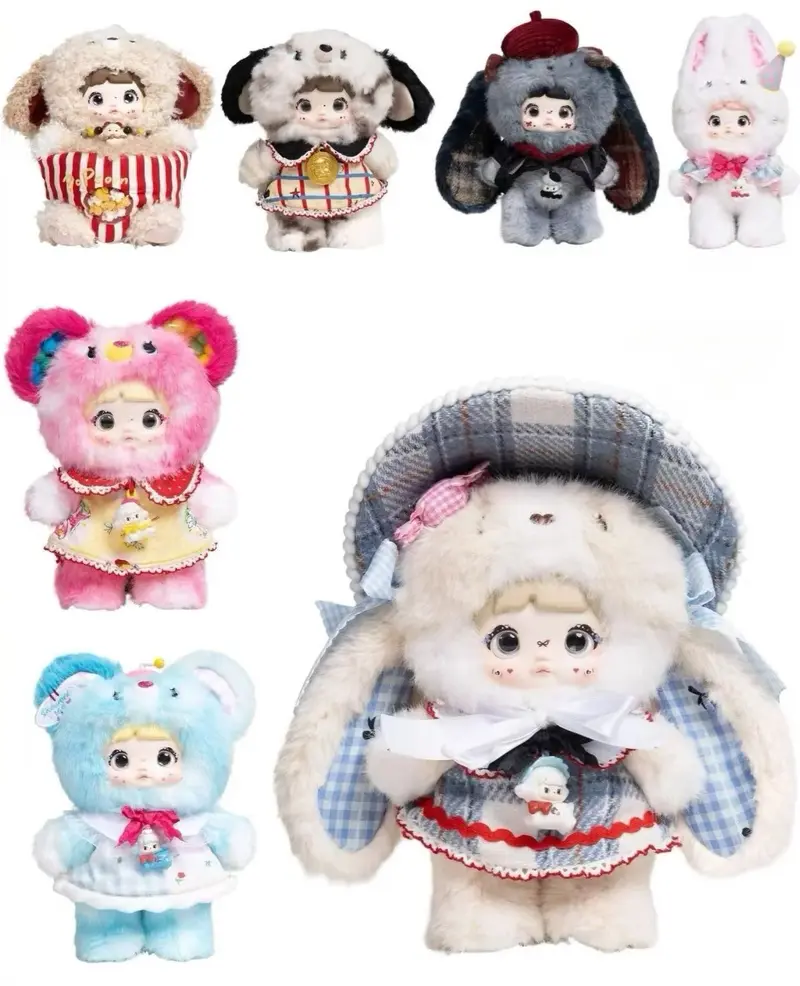 LOVELY EMMA Bear Alliance Series Plush Blind Box – Cute Soft PVC