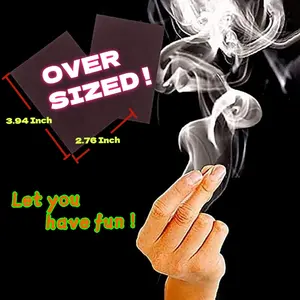 Magic Finger Smoke Trick KitPremium Quality Paper, Detailed Use Instructions, Perfect Gift, 24h Service, Easy Steps to Create Cool Close - Up Smoke Illusions, Oversized 3.94"×2.76" Size for Endless Fun!