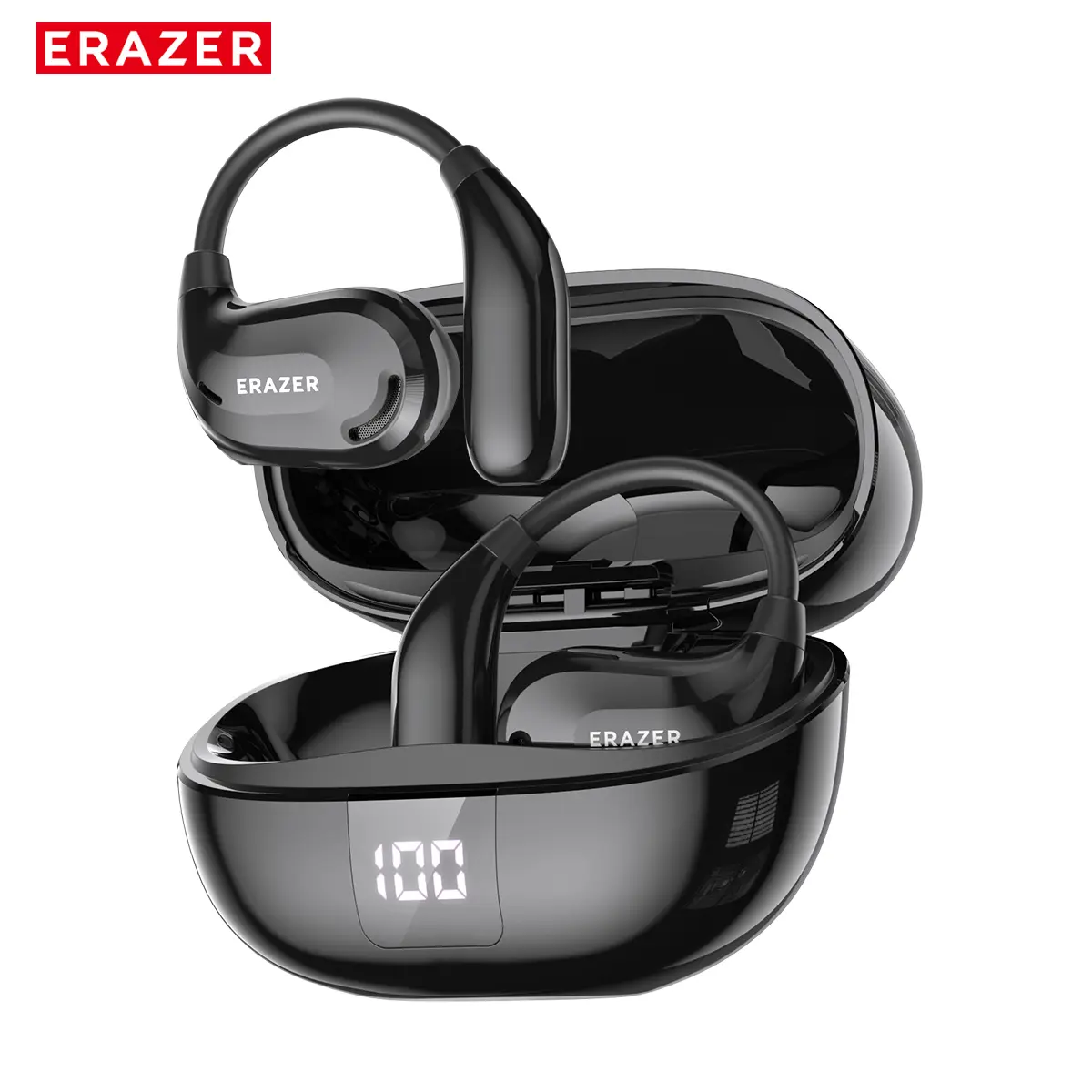ERAZER XT66Pro OWS Wireless Bluetooth Earbuds - HIFI Audio, Lightweight Electronic Headset, Built-in Microphone, Gym Headphones, Waterproof Wireless Earphones