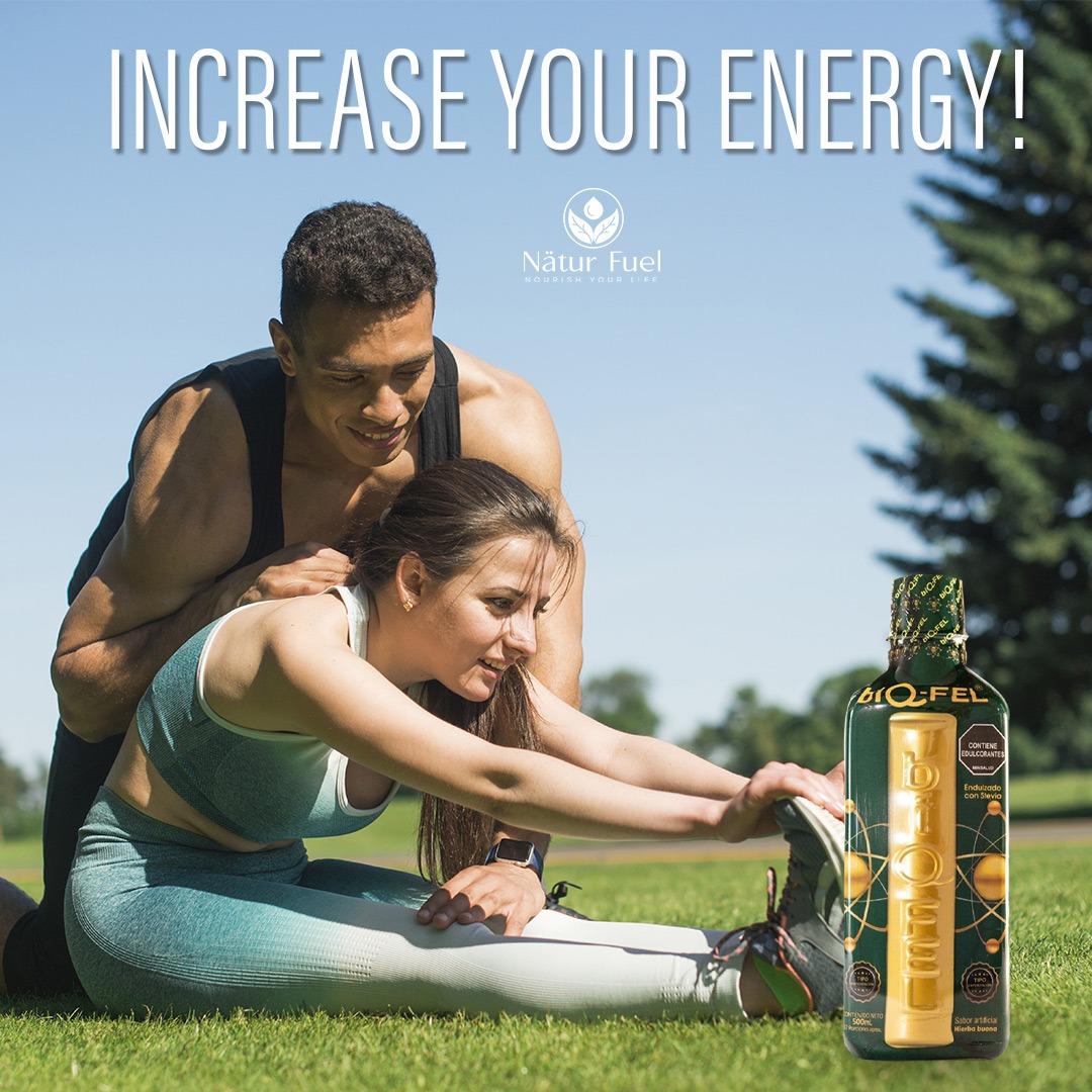 BIQ-FEL Natural Energy Booster 500ml – Chontaduro, Borojo & Guarana Blend – Biqfel Daily Liquid Supplement for Focus & Vitality