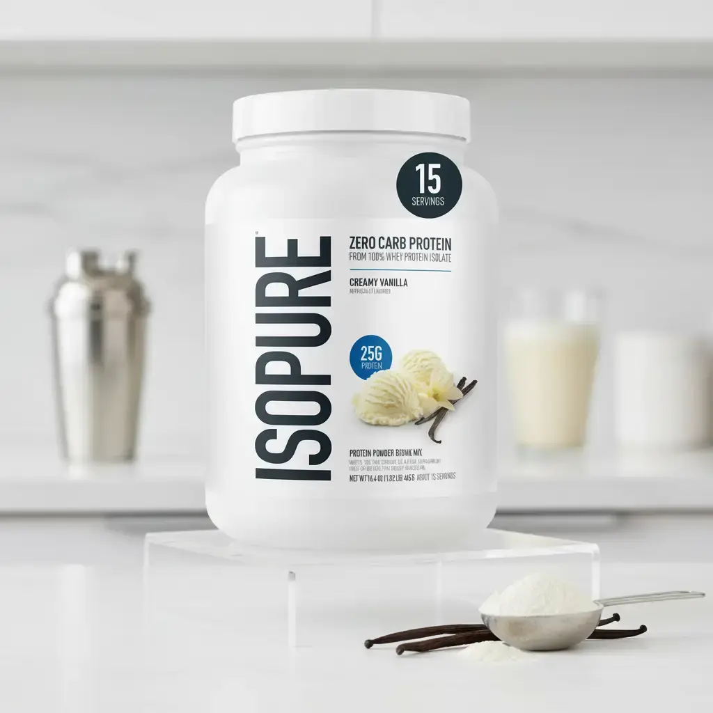 ISOPURE Creamy Vanilla Protein Powder Mix - Healthcare Dietary Supplement, 1.64 lb