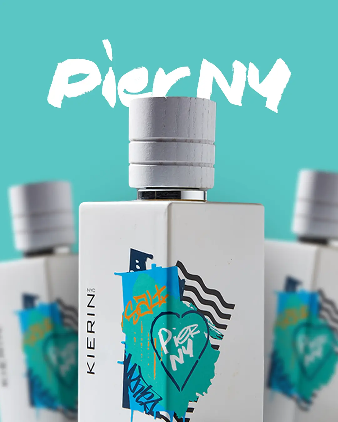 KIERIN PIER NEW YORK - Eau de Parfum Collection | Marine Fresh | Unisex Graffiti Art Niche Perfume