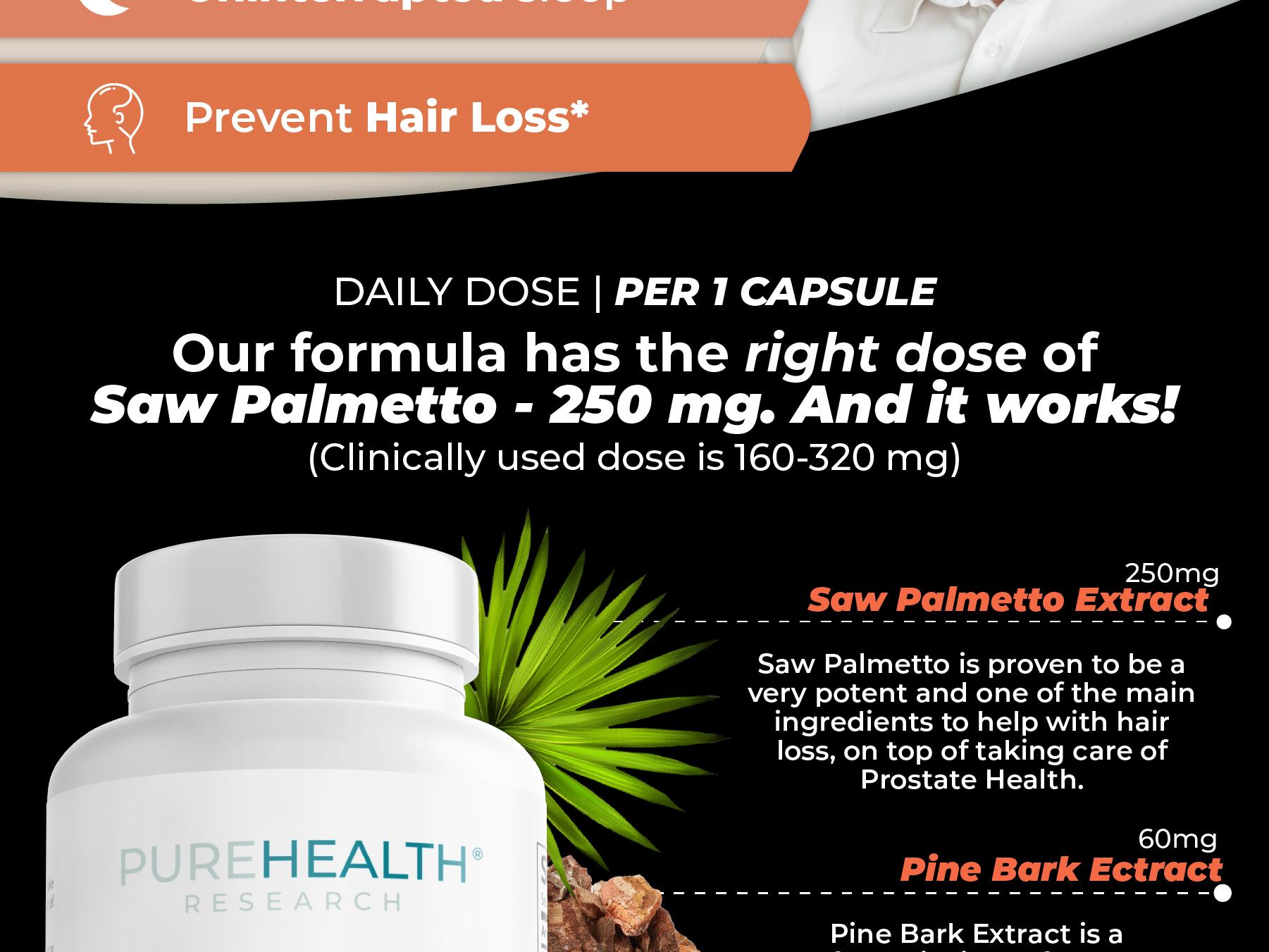 PureHealth Research ProFlow+ Prostate Harmony Support Supplement for Men's Wellness - Natural Energy Stamina Booster Capsules for Prostate Health and Vitality