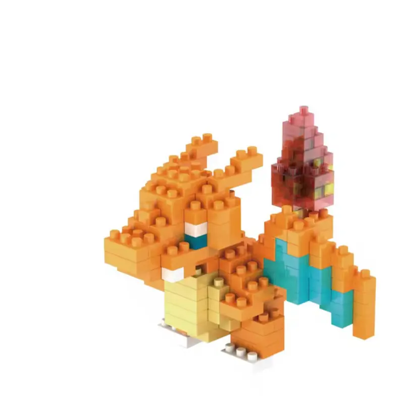 3 inch Charizard Nano Building Blocks Toy With Building Instructions