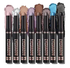 Jolilab Eyeshadow Stick Set, 8 Colors Matte Professional Bright-Colored Contouring and Highlight Stick, Cream Waterproof Long Lasting High Pigmented Eye Shadow. (8, C1)