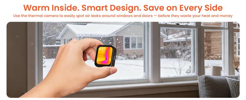 Small Thermal Imaging Camera for Beginner – Mini Thermal Imager for Home Inspection, Infrared Hidden Camera Detector Gadget 80×60 IR Resolution