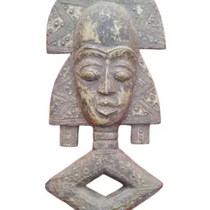 Bakota Mask from Gabon, African Tribal Mask, Museum Collection, African art, Afrocentric art, Home decor, Ancestral Mask,