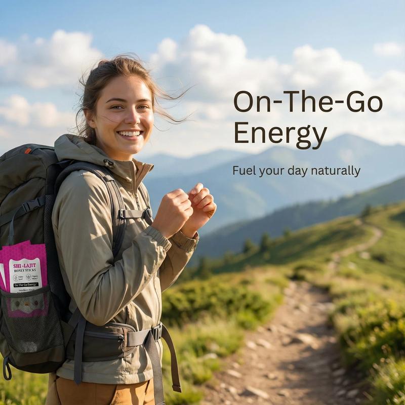 SHE-Lajit Shilajit Honeysticks for Women | Pure Himalayan Shilajit with Shatavari & Saffron | Hormonal Balance & Natural Energy Support | Delicious Organic Honey Infused | 30 Count Sticks