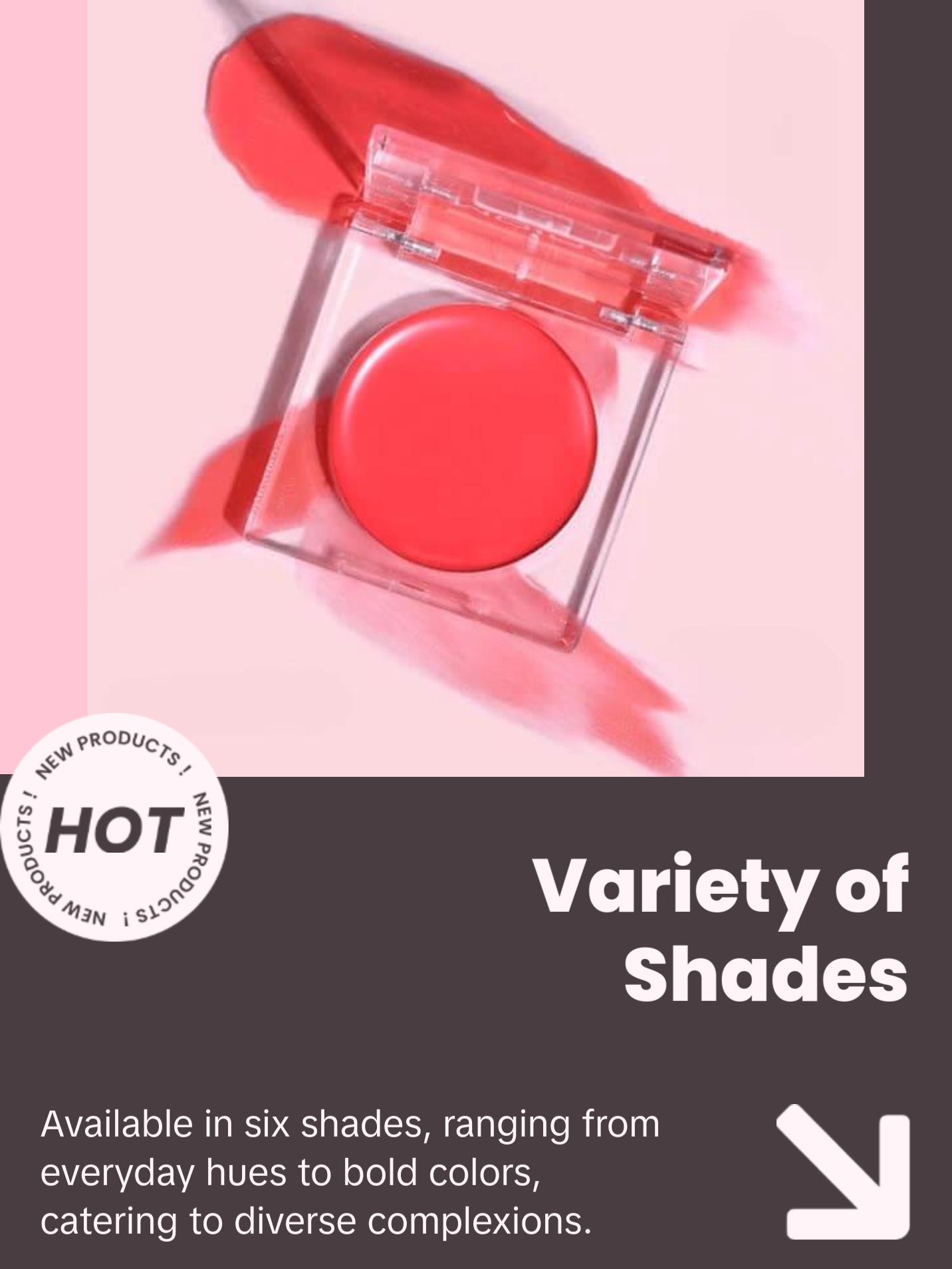 MOIRA Loveheat Cream Blush - Lightweight Makeup for Flawless Look - Coconut